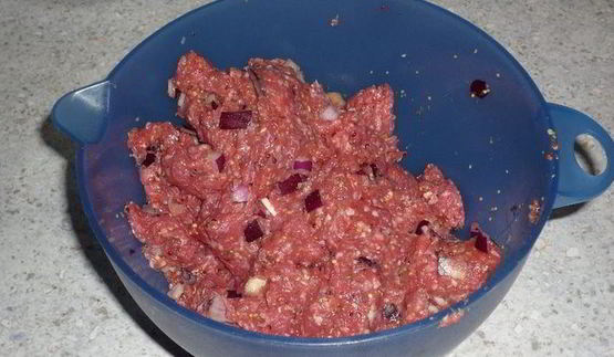 картофельный рулет с мясом