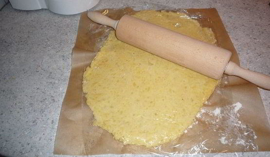 картофельный рулет с мясом