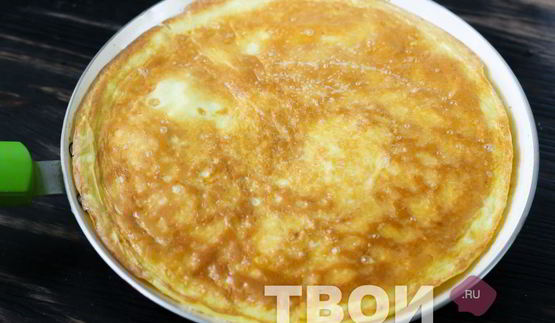 куриный рулет с омлетом