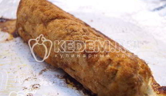 куриный рулет с сыром и укропом