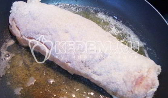 куриный рулет с сыром и укропом