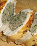 Куриный рулет в духовке