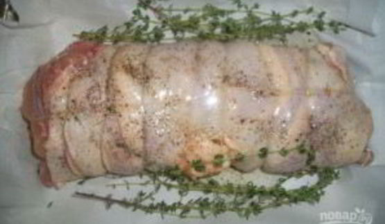 куриный рулет в духовке