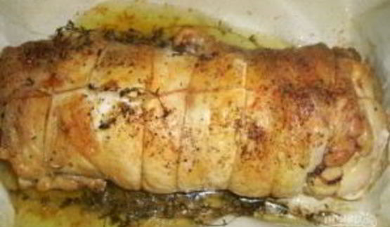 куриный рулет в духовке
