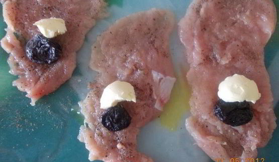 куриные рулетики с черносливом