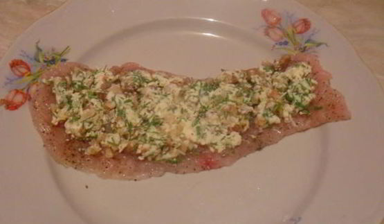 куриные рулетики с ореховой начинкой