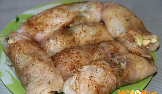 куриные рулетики с сыром