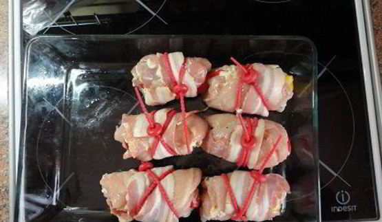 куриные рулетики со сладким перцем