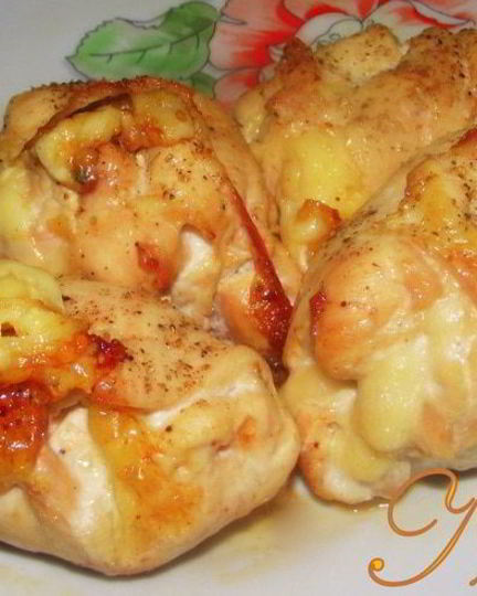 Рецепт куриных рулетиков