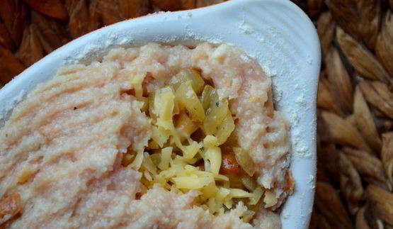 мясной рулет с белыми грибами