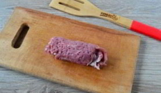 мясные рулетики с печенью