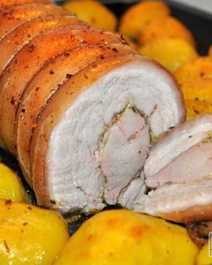 Рецепт поркетты — итальянского мясного рулета