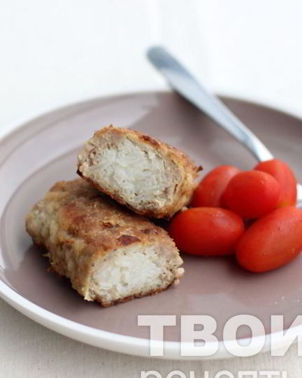 Рецепт рулета из фарша с рисом