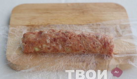 рулет из фарша с рисом
