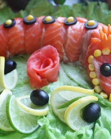 Рецепт рулета из копченой семги