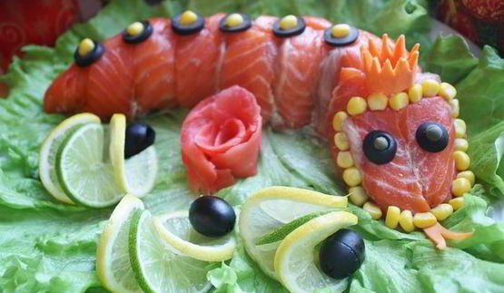 рулет из копченой семги