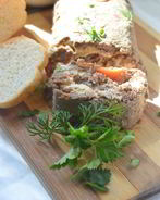 Рулет из куриной печени с сыром