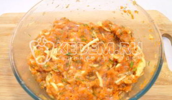 рулет из курицы рождественский