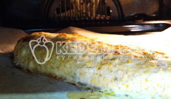 рулет из курицы рождественский