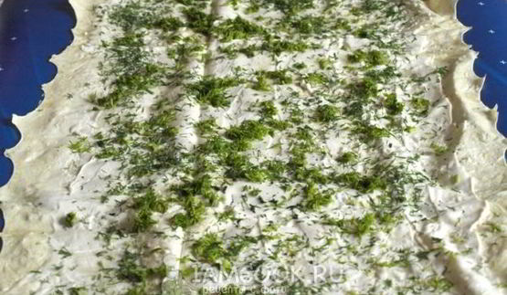 рулет из лаваша с курицей