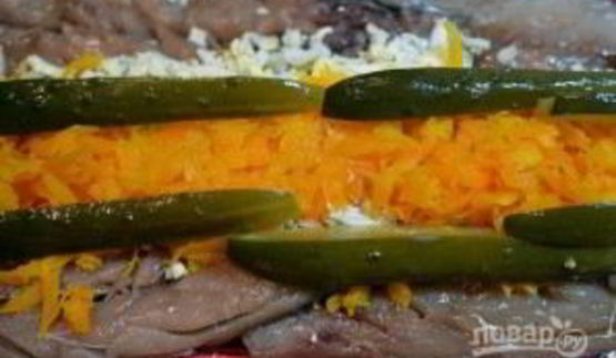 рулет из скумбрии с овощами