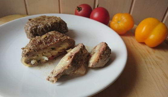 рулет из телячьей отбивной