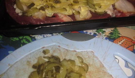 рулет мясной по-чешски