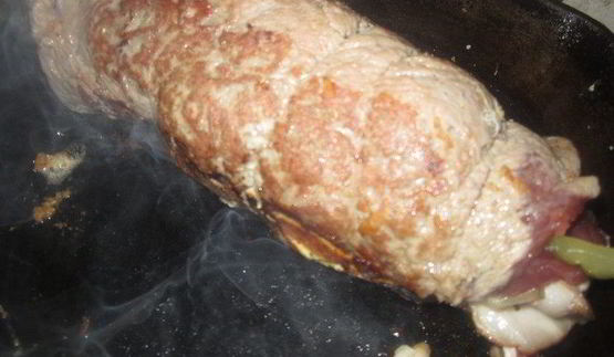 рулет мясной по-чешски