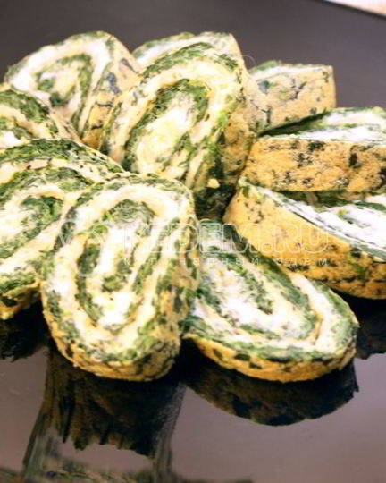 Рецепт рулета нечистая зелень