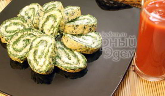 рулет нечистая зелень