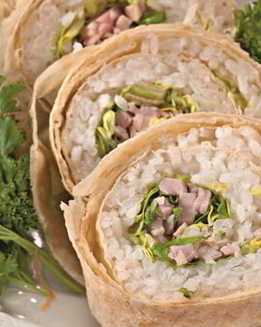 Рулет с рисом