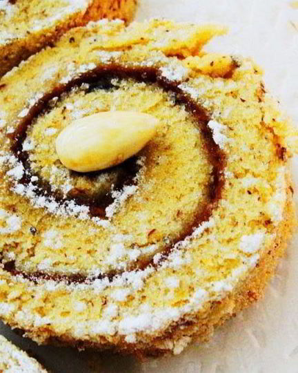 Рецепт рулета сладкого с орехо-цитрусовой ноткой