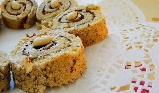 рулет сладкий с орехо-цитрусовой ноткой