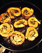 Рулетики из форели