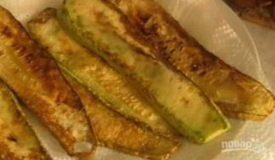 рулетики из кабачков с сыром и чесноком