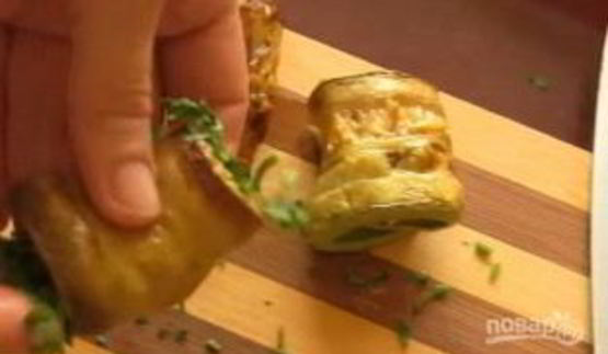 рулетики из кабачков с сыром и чесноком