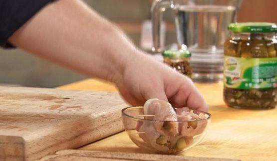 рулетики из курицы в горчичном соусе