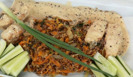 рулетики из курицы в горчичном соусе