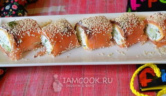 рулетики из семги