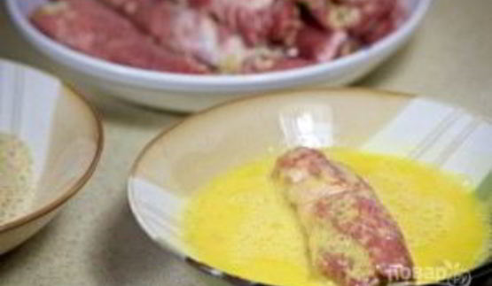 рулетики мясные с разной начинкой