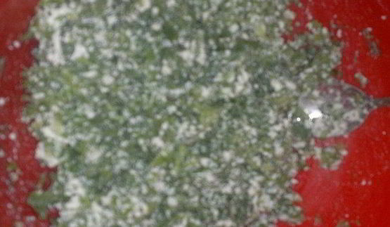 рулетики с творогом и зеленью