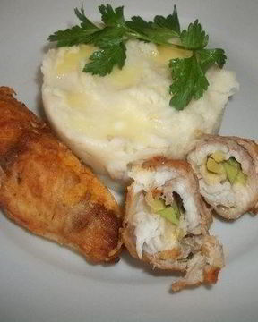 Рыбные рулетики с овощной начинкой