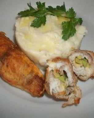 Рыбные рулетики с овощной начинкой