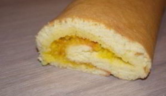 сладкий новогодний рулет