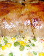 Сочный куриный рулетик