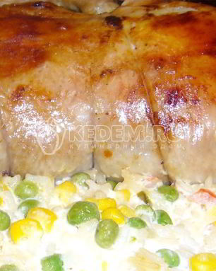 Сочный куриный рулетик