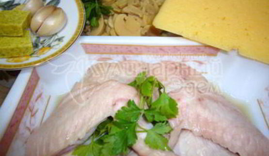 сочный куриный рулетик