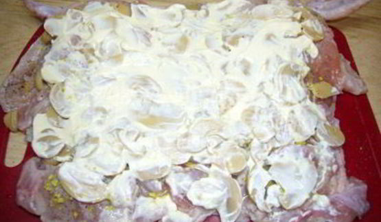 сочный куриный рулетик