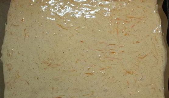 тыквенный рулет со сливочной начинкой