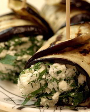 Экспресс Рулетики из Баклажан с Зеленым Творогом